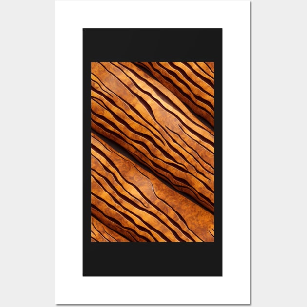 Wood pattern, a perfect gift for any woodworker or nature lover! #27 Wall Art by Endless-Designs